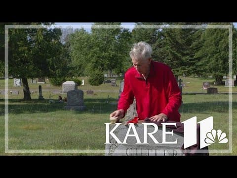 Minnesota man's mission to clean headstones
