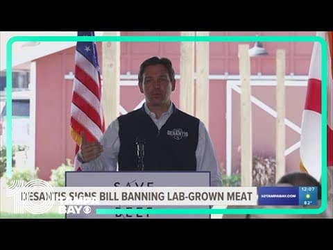 DeSantis signs bill banning lab-grown meat