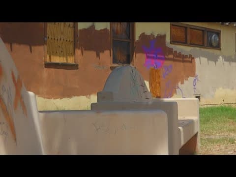 San Diego City-owned abandoned buildings at Liberty Station await demolition