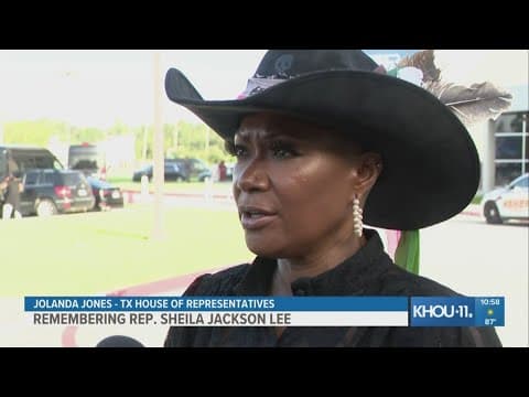 Texas Rep. Jolanda Jones says she first met Congresswoman Sheila Jackson Lee when she was a teen
