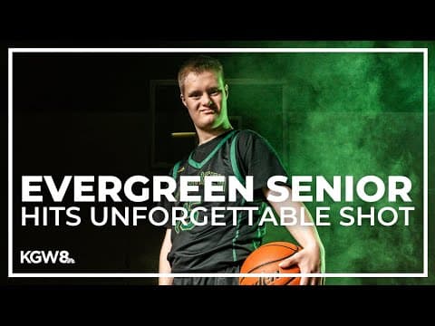 Evergreen High basketball player with Down syndrome hits unforgettable shot on Senior Night