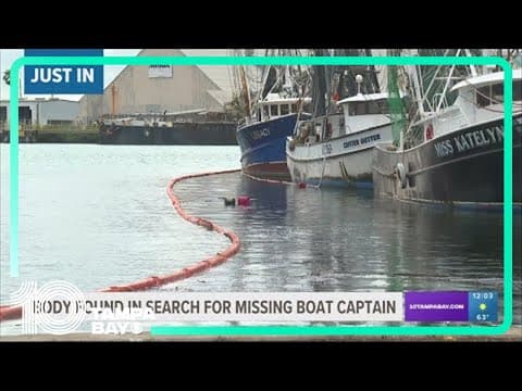 Body found on submerged shrimp boat in McKay Bay area