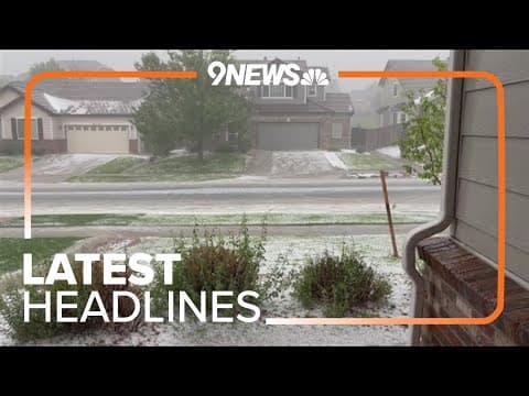 Latest Headlines | South Denver metro hit by heavy rain, hail and lightning