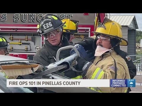 Local leaders suit up, experience a day in firefighters' boots as part of hands-on program in Clearw