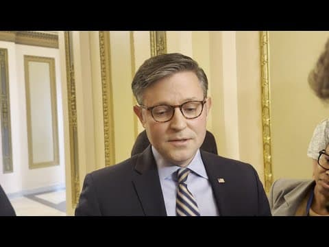 House Speaker Rep. Mike Johnson backs off saying President Trump was an informant in Epstein case