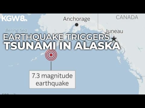 Tsunami warning downgraded for Alaska coast after magnitude 7.3 earthquake