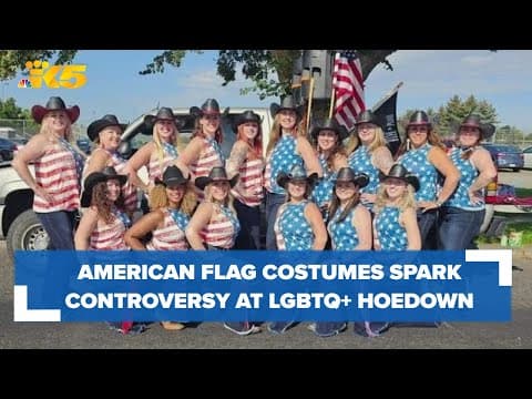 'Change or don't perform': American flag costumes spark controversy at LGBTQ+ hoedown