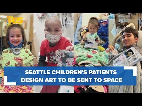 Seattle Children's Hospital patients design art to be sent to space