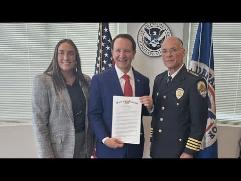 Gov. Landry joins President Trump to launch 'Operation GEAUX' with ICE in Louisiana