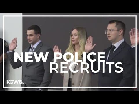 Portland police welcomes new generation of recruits