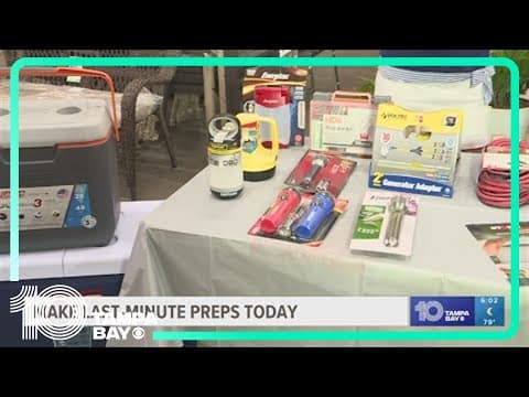 Here's what you need in your hurricane kit as storm expected to hit Tampa Bay region
