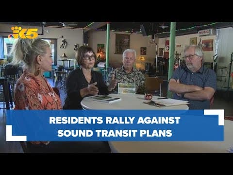 Lake Forest Park residents rally against Sound Transit plans