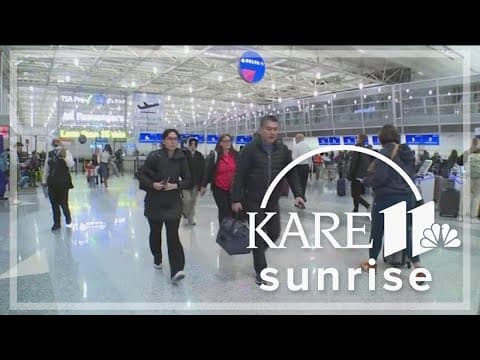 MSP Airport sees large crowd for Thanksgiving travel