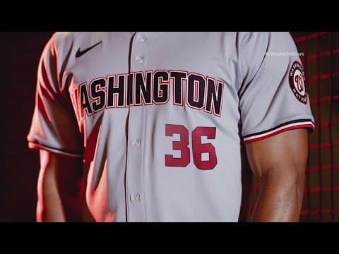 The Washington Nationals unveil their 2024 baseball uniforms