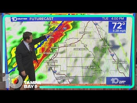 Tampa Bay weather: Isolated tornadoes, coastal flooding possible Tuesday (3 p.m. Monday update)