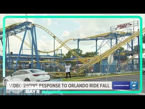 Video shows law enforcement response to Orlando ride fall