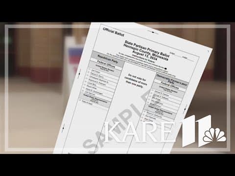 Minnesota primary election is next Tuesday