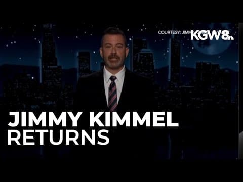 Jimmy Kimmel returns to most ABC stations, addresses suspension