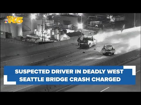Suspected driver in deadly wrong-way crash on West Seattle Bridge charged