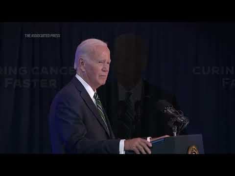 Biden promotes "moonshot" initiative aiming to dramatically reduce cancer deaths