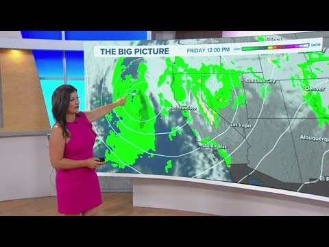 Weekend cooling brings rain and a chance of thunderstorms to Southern California