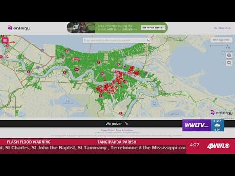 Thousands of power outages in the area after severe weather ravages area