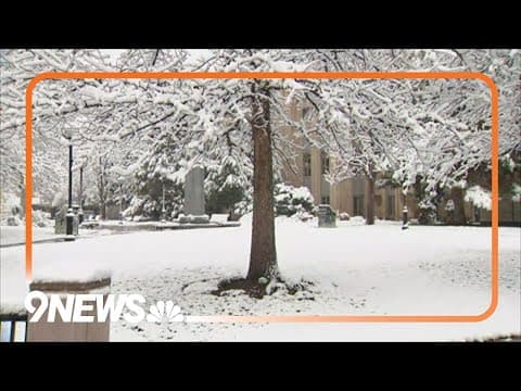 Boulder gets some of the most inches of snow after spring storm