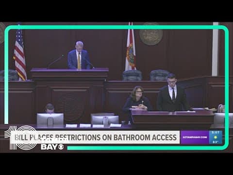 Florida bill places restrictions on bathroom access, opposition says it targets trans community