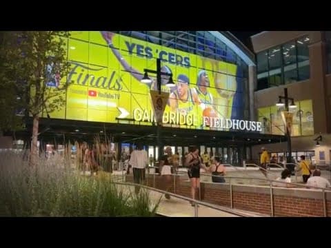 Pacers fans leave Gainbridge Fieldhouse in 4th quarter of Game 7 of NBA Finals
