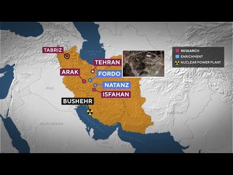 Latest from White House: US warplanes dropped bombs on nuclear sites in Iran