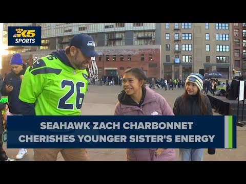 Seahawks running back Zach Charbonnet cherishes younger sister's sparkle