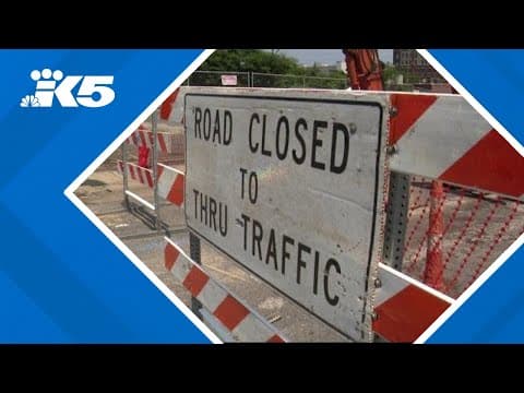 Another construction-packed weekend in western Washington