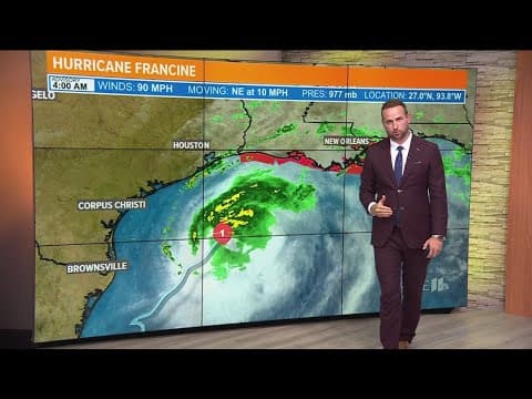 Hurricane Francine: Possible impacts as the eye moves towards Louisiana