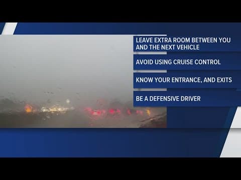What to know about driving on wet roads