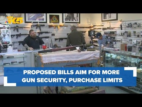 Gun-related proposals include permits, purchase limits in Washington state