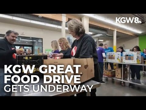 KGW Great Food Drive kicks off