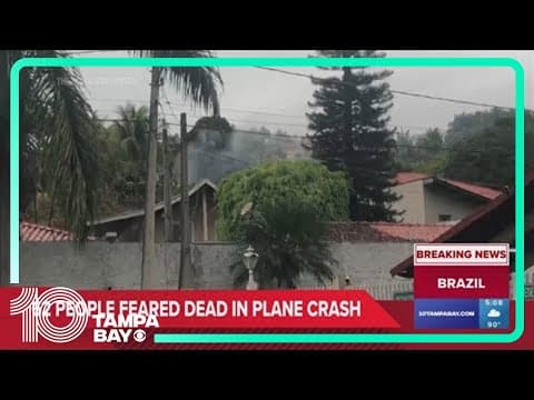 Plane crashes in Brazil's Sao Paulo state, killing all 61 aboard, airline says