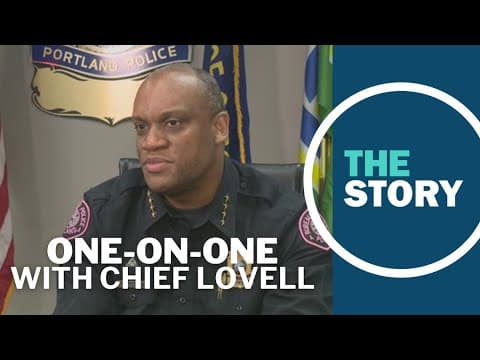 Portland Police Chief Chuck Lovell talks about the city’s struggle with surging gun violence