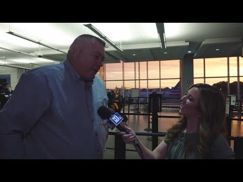 Here's a live look at McGheeTyson Airport on the first day of the REAL ID requirement