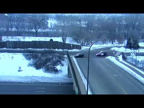 WATCH: Car flies off bridge following high-speed pursuit