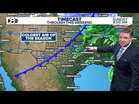 DFW Weather: Artic air coming to North Texas, bringing colder temperatures