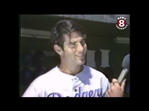 Los Angeles Dodgers Steve Garvey talks to TV 8 in 1977