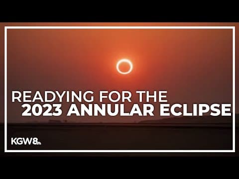 Eugene becomes a hub for people hoping to view Saturday’s annular eclipse