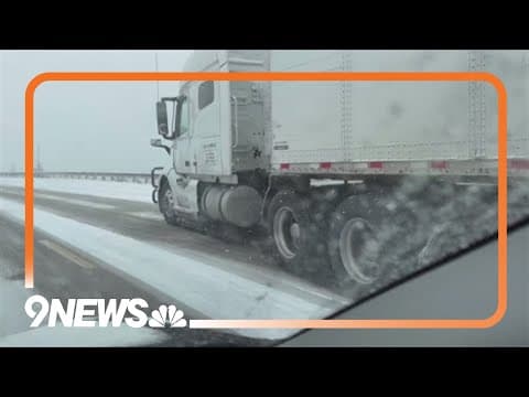 Snow causes messy commute near Silverthorne; wind delays flights at DIA