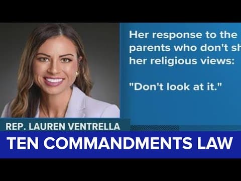 National attention for Ten Commandants law