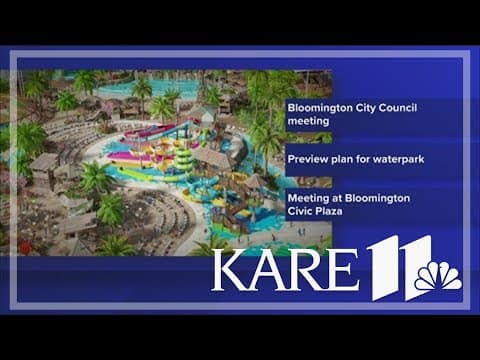 Bloomington City Council meets over proposed water park at MOA