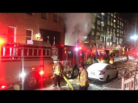 Columbus firefighter injured while battling fire in Short North