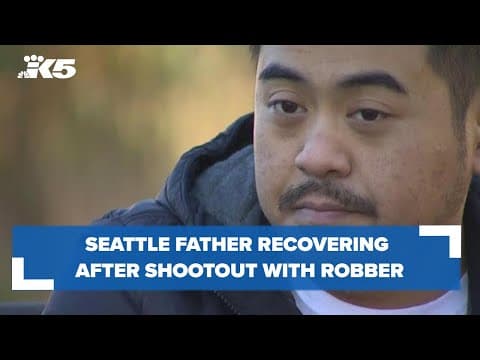 Seattle father recovering after being shot 3 times in attempted robbery