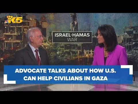 'Stop the bombing': Muslim community advocate discusses how the US can help civilians in Gaza