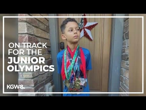 Young track star from Wilsonville prepares for Junior Olympics